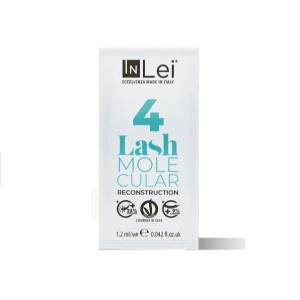 InLei Молекулярная реконструкция ресниц и бровей "LASH MOLECULAR 4 RECONSTRUCTION", саше, 1,2 мл