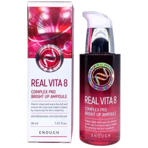 ENOUGH Сыворотка с витаминами Real Vita 8 Complex Pro Bright Ampoule, 30 мл