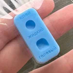 KATYA_VINOG Палитра для жидкого и гелевого клея (небесно-голубая)