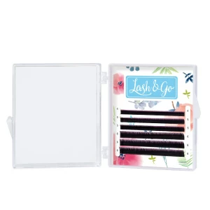 Черные ресницы Lash&Go микс 0,07/D/7-9 mm (6 линий)