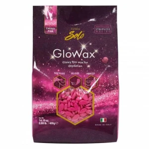 ITALWAX Воск горячий (пленочный) Solo Glowax Вишня гранулы, 400 гр (срок 02.27)