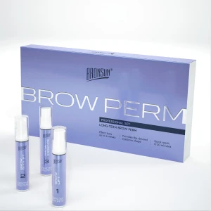BRONSUN Набор для долговременной укладки бровей BROW PERM 
