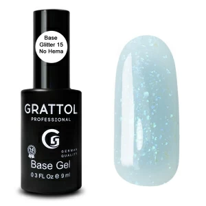 Grattol Rubber Base Glitter 15