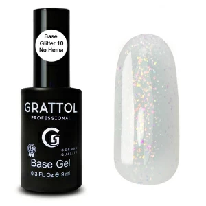 Grattol Rubber Base Glitter 10