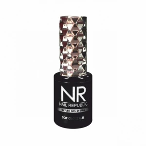 Топ NR TOP GLOSS GEL с липким слоем, 10 мл
