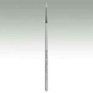 210. Кисть круглая для бровей и ресниц, для подводки, имитация козы Moonlight №1,5