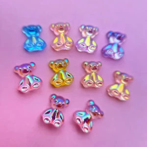 1810 Фигурки объемные &quot;Медвежата&quot; (9,5*11 мм), 10 шт