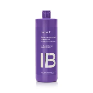 Бессульфатный шампунь для нейтрализации желтизны ICE BLOND, 1000 мл