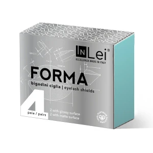 InLei Набор силиконовых бигудей для завивки натуральных ресниц "FORMA" 4 universal pairs
