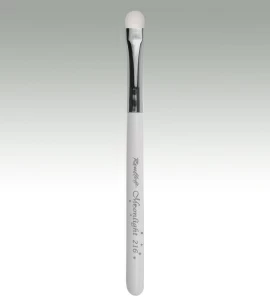 216. Кисть овальная укороченная для глаз и подводки, имитация козы Moonlight №10