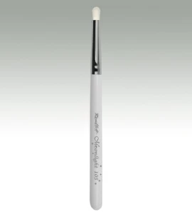 105. Кисть цилиндрическая для растушевки, коза белая Moonlight №7