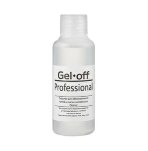 GEL-OFF Средство для обезжиривания ногтей и снятия липкого слоя Cleaner Professional, 110 мл