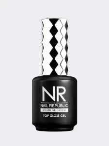 Топ NR TOP GLOSS GEL с липким слоем, 15 мл