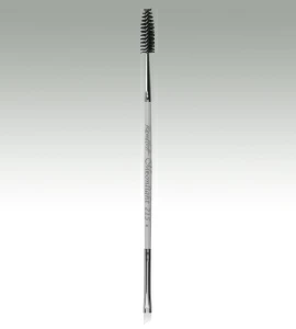 215. Кисть для бровей и ресниц, синтетика белая/щеточка Moonlight №5