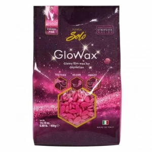 ITALWAX Воск горячий (пленочный) Solo Glowax Вишня гранулы, 400 гр