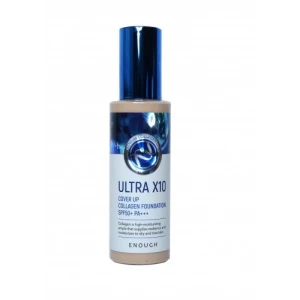 ENOUGH Тональный крем с коллагеном ультра Ultra X10 Cover Up Collagen Foundation (тон 21),100 мл