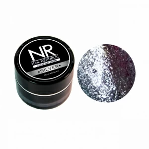 NR Гель-краска мерцающая №1, Silver, 7 гр