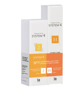 System 4 Программа №11 для сухих волос и кожи головы (Шампунь №2, 250 мл + Кондиционер "Н", 150 мл)