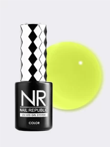 Гель-лак витраж NR-564 желто-зеленый, 10 мл