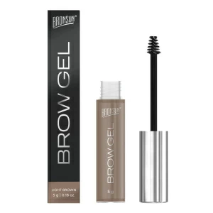 BRONSUN Гель для бровей оттеночный, светло-коричневый, 5 г
