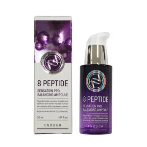 ENOUGH Сыворотка для лица с пептидами 8 Peptide Sensation Pro Balansing Ampule, 30 мл