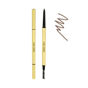 NIKK MOLE Карандаш ультратонкий для бровей Medium Brown (Теплый коричневый)