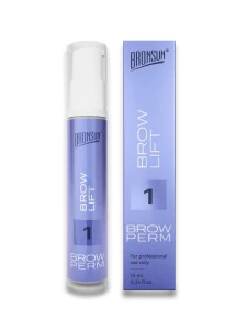 BRONSUN Состав №1 для долговременной укладки бровей BROW LIFT, 10 мл 