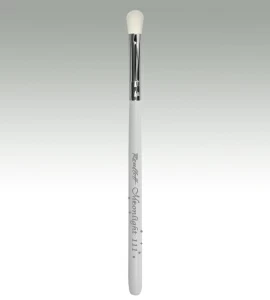 111. Кисть овальная для нанесения теней и растушевки, коза белая Moonlight №7