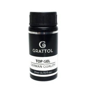 Grattol Rubber Top Gel - Каучуковый топ с ЛС, 20 мл