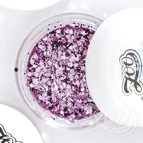 1394 Шестигранники микс "Диско соты", 2 гр