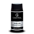 Grattol IQ Rubber Base Gel, Гипоаллергенная, 20 мл