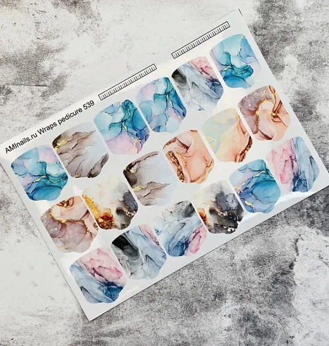 Aminails Пленки для педикюра T539