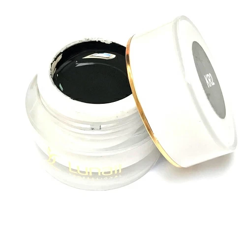 Гель-краска черная "KR2" (без липкого слоя), 5 мл