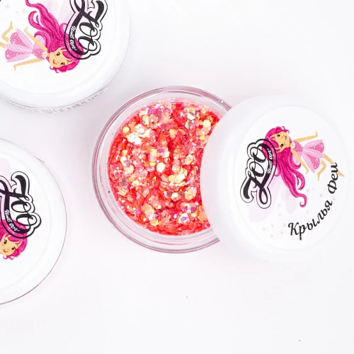 1559 Шестигранники микс "Крылья феи", 2 гр