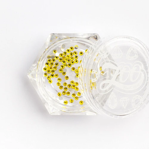 1102 Стразы стеклянные Citrine SS3 (1,3 мм), 100 шт