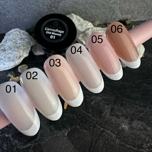 Grattol Camouflage Gel Old Money 01, 15 мл