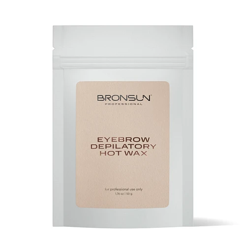 BRONSUN Воск для депиляции бровей, 50 г