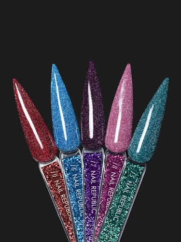 NR Гель-лак светоотражающий Flash 15, 10 мл