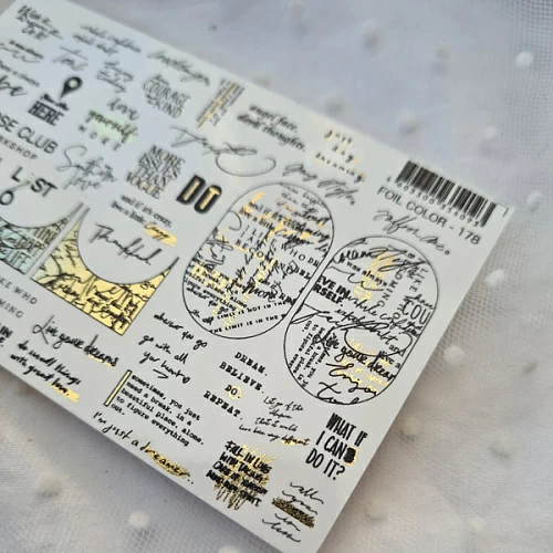 LRC Слайдер Foil Colour Gold - 178