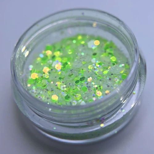 1742 Шестигрнники микс "Крылья феи" флуоресцентные, 2 гр