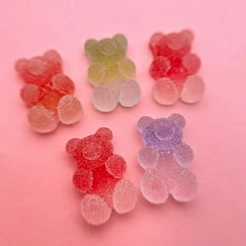 1811 Фигурки объемные "Мармеладные медвежата", 5 шт