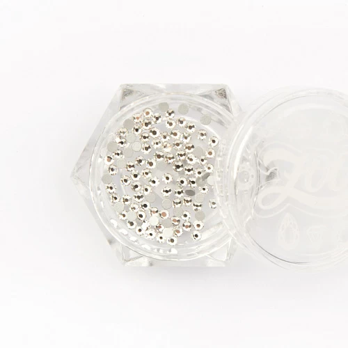 1081 Стразы стеклянные прозрачные SS5 (1,7 мм), 100 шт