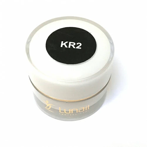 Гель-краска черная "KR2" (без липкого слоя), 5 мл