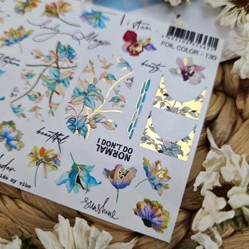 LRC Слайдер Foil Colour Gold-130
