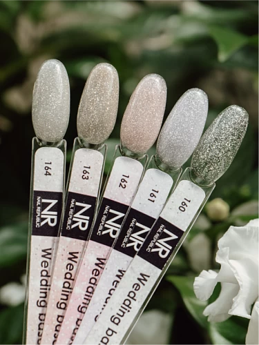 NR Камуфлирующая база Wedding №160 с шиммером, 10 мл