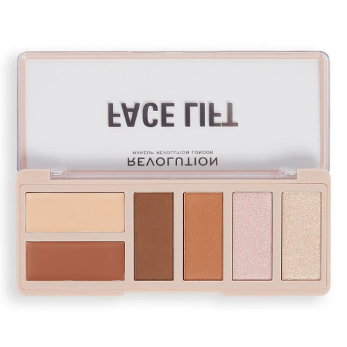 Палетка для лица: бронзеры и хайлайтеры FACE LIFT LIGHT-MEDIUM