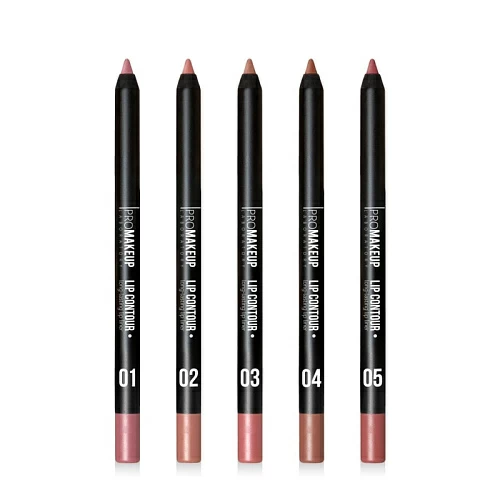 PRO Карандаш ультрастойкий для губ Lip contour 01 пыльно-розовый