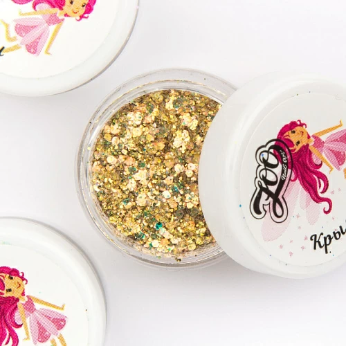 1397 Шестигранники микс "Крылья феи", 2 гр