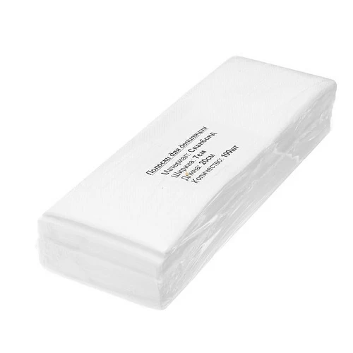 Полоска для депиляции 7*20 спанбонд, 100 шт