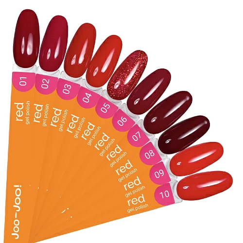 Joo-Joo Гель-лак Red №04, 10 г